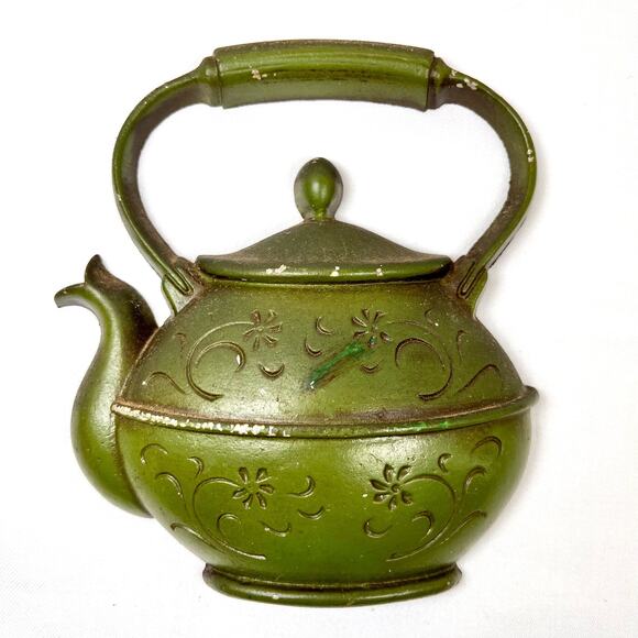 VTG 60s Sexton USA Tea Pot Homemaker Wall Hanging Cottagecore Country Homestead - Picture 3 of 11